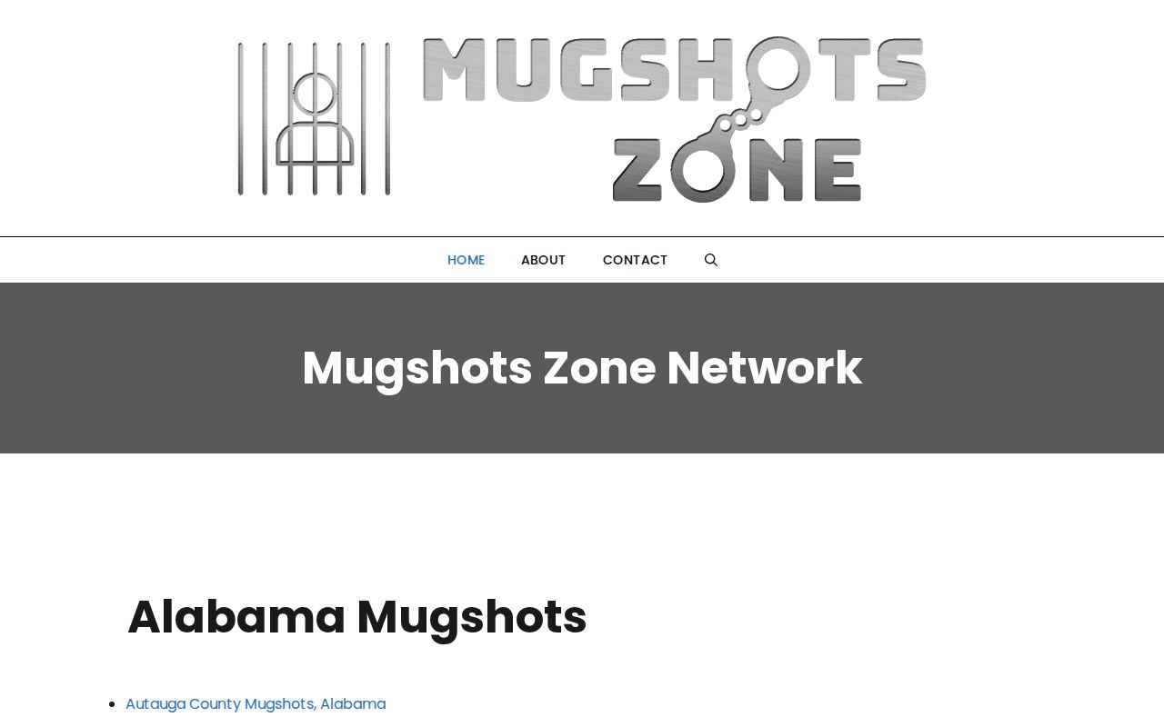Michigan Mugshots.zone about page describing its secondary mugshot aggregation model